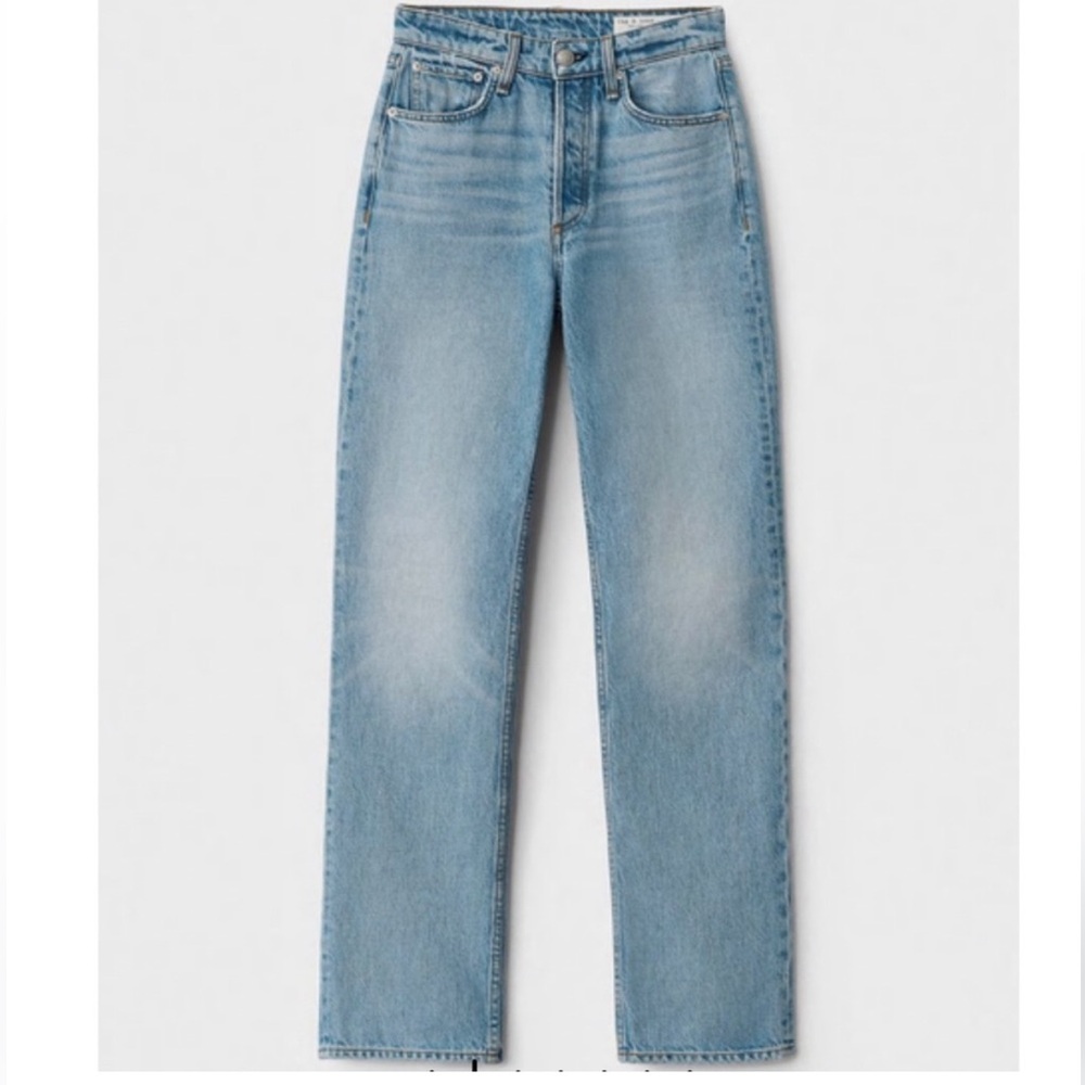 NEW Rag & Bone Alex High-Rise Straight Jeans